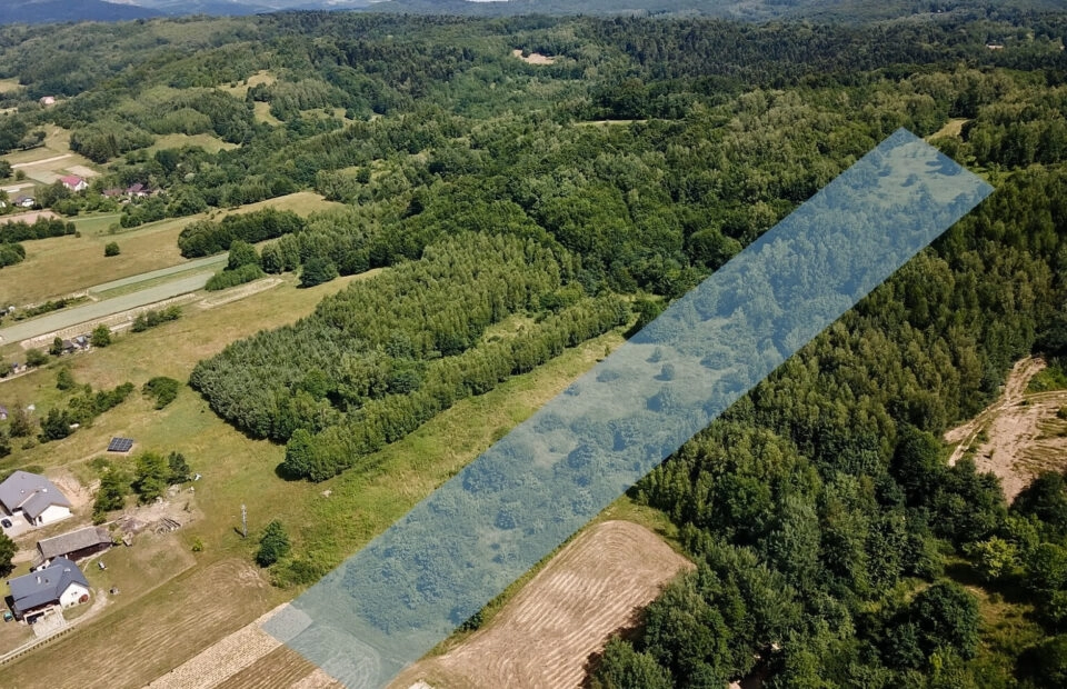 Działki z warunkami zabudowy - Łęki Strzyżowskie