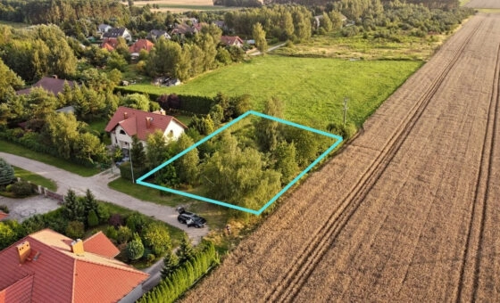 Na sprzedaż działka z widokiem na pole