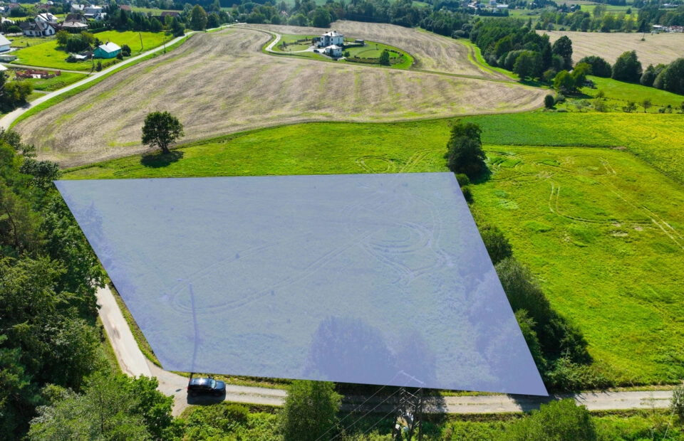 Działka 61,90 a, w Grabownicy Starzeńskiej (wz)