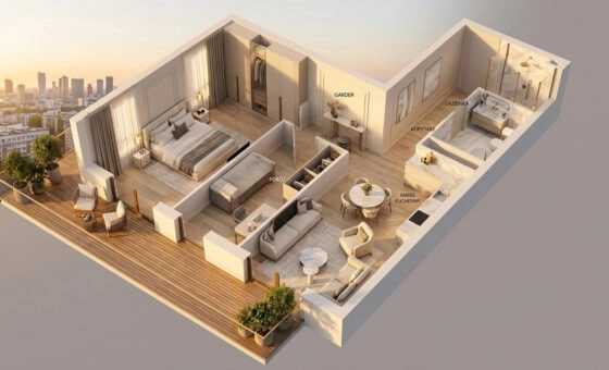 Blisko Malta! 3pok 67m2| Duży balkon na zachód!