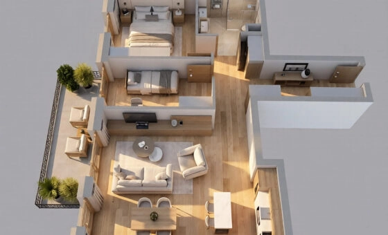 Przestronne 3pok. 71m2| Duży balkon na zachód!