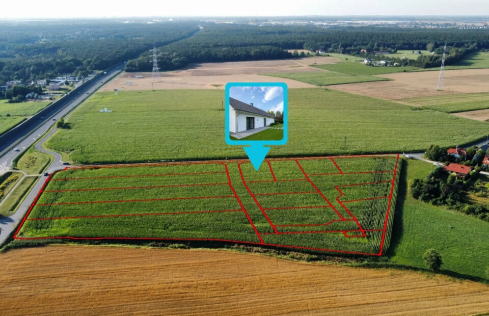 Działka budowlana 834 m² | MPZP: dom lub usługi |