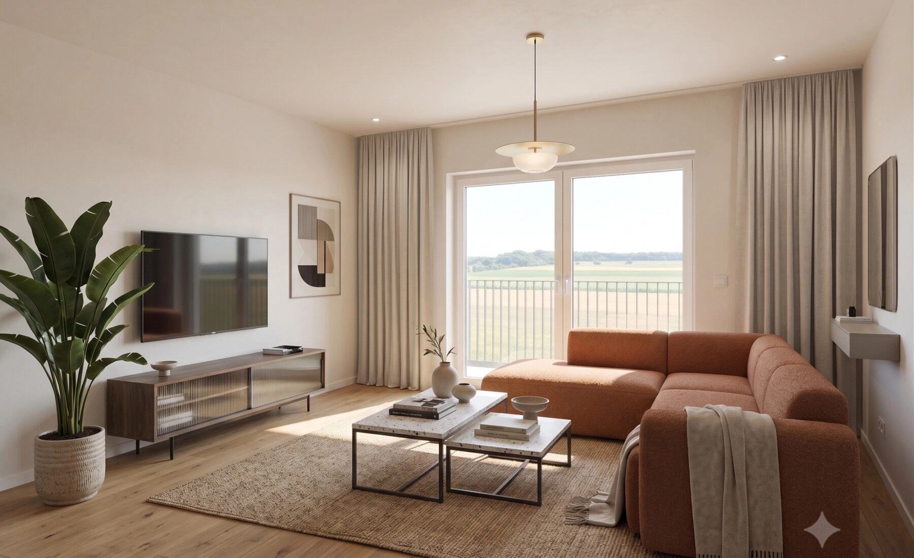 Ciche i bezpieczne| 3 pokoje 58 m² z balkonem