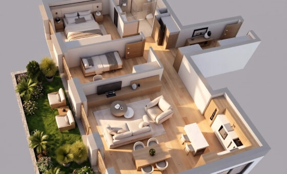 Przestronne 3pok. 72m2 z Ogródkiem| Polanka