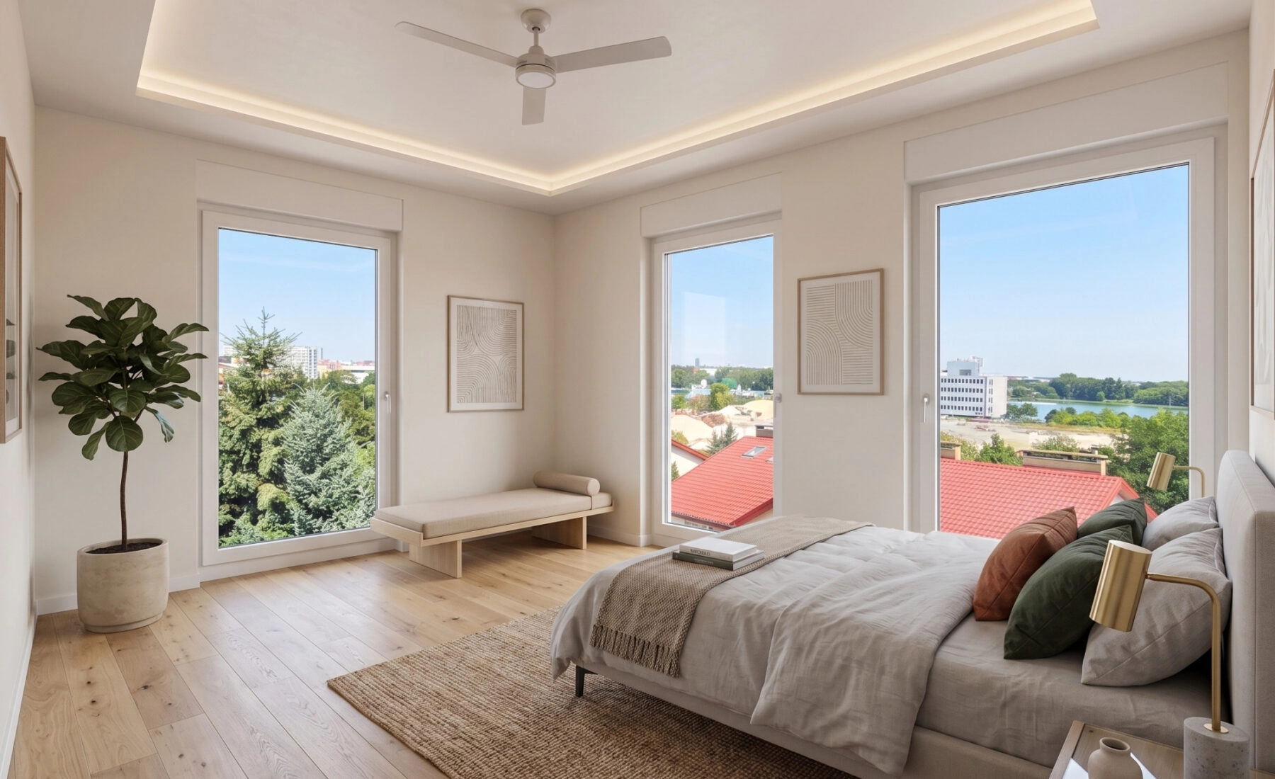 Piękny widok na miasto! 3pok 67m2|Blisko Malta!