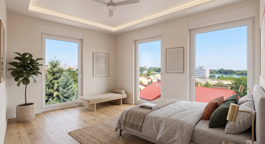 Piękny widok na miasto! 3pok 67m2|Blisko Malta!