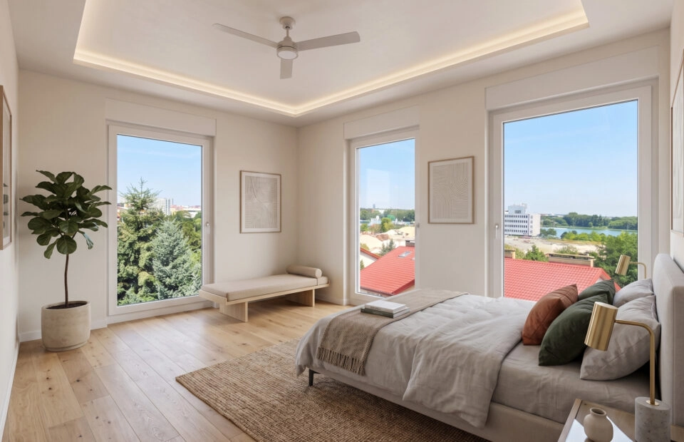 Piękny widok na miasto! 3pok 67m2|Blisko Malta!