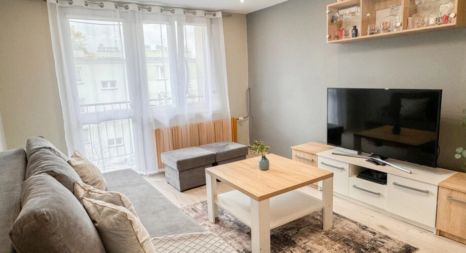 Dwupokojowe mieszkanie w Krośnie, 46,5 m2.