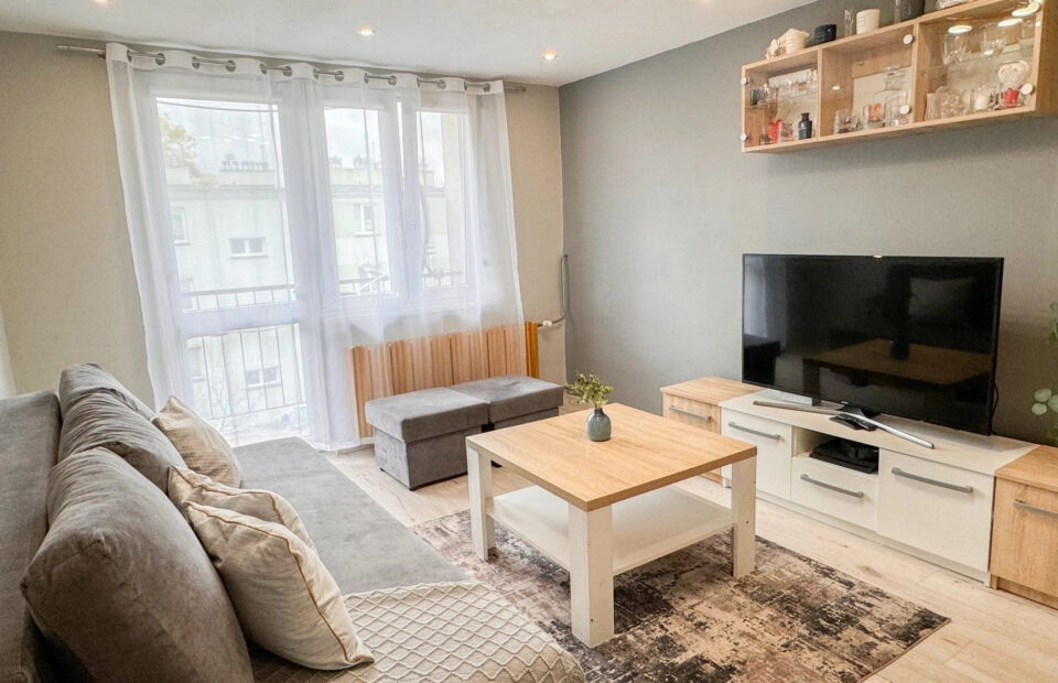 Dwupokojowe mieszkanie w Krośnie, 46,5 m2.