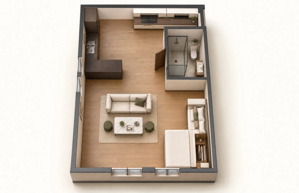 Studio 46 m2 Kazimierz Stare Miasto