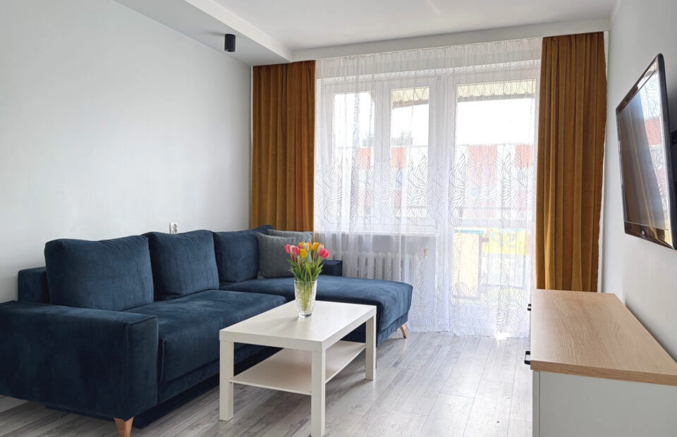 Mieszkanie po remoncie, 3 pokoje z balkonem